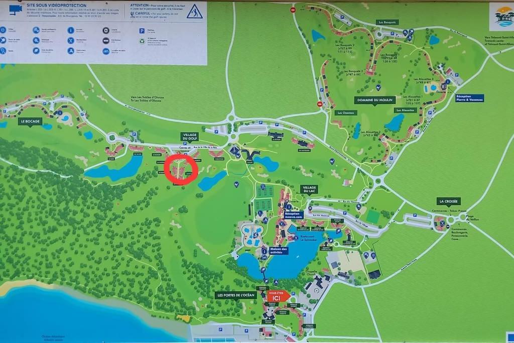 Talmont-Saint-Hilaire "L'Harmonie" Appartement Cosy 4 Personnes, Vue Golf, Wifi Gratuit מראה חיצוני תמונה