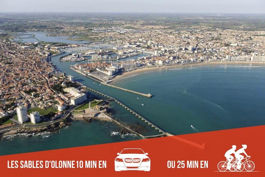 Talmont-Saint-Hilaire "L'Harmonie" Appartement Cosy 4 Personnes, Vue Golf, Wifi Gratuit מראה חיצוני תמונה